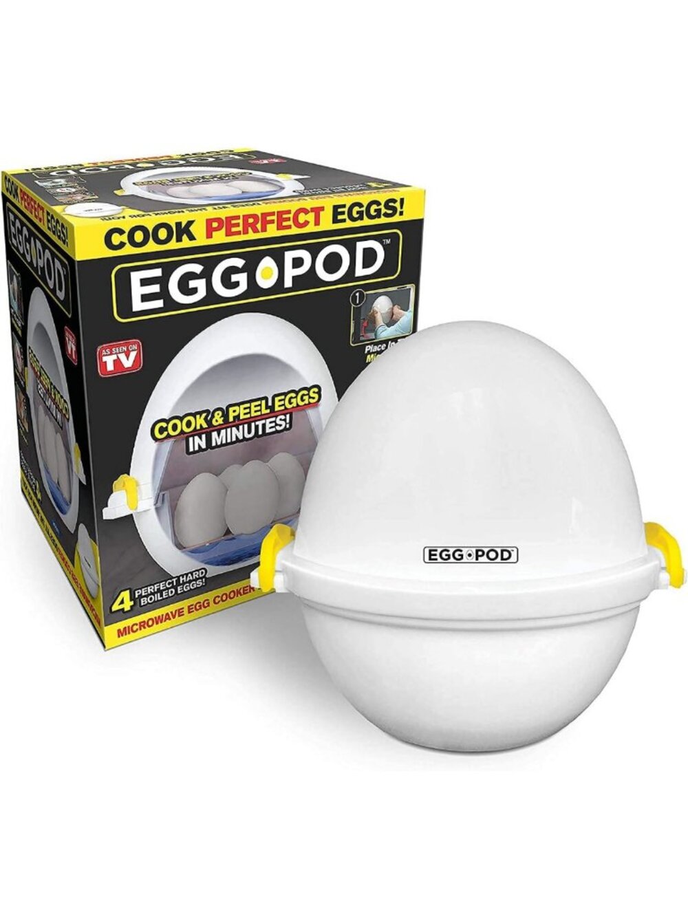 Wireless Egg Cooker & Steamer - Hard Boiled Eggs in Under 9 Minutes, 4 Eggs